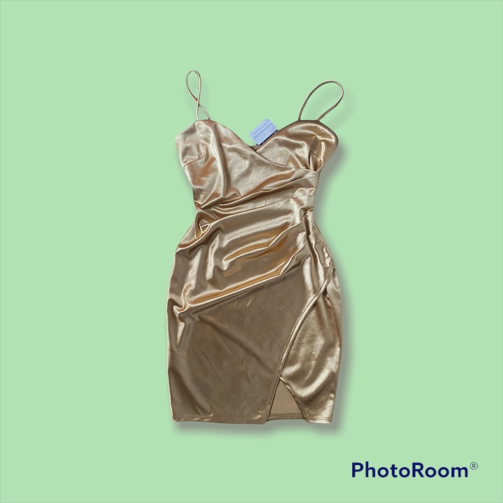 Satin Mini Dress